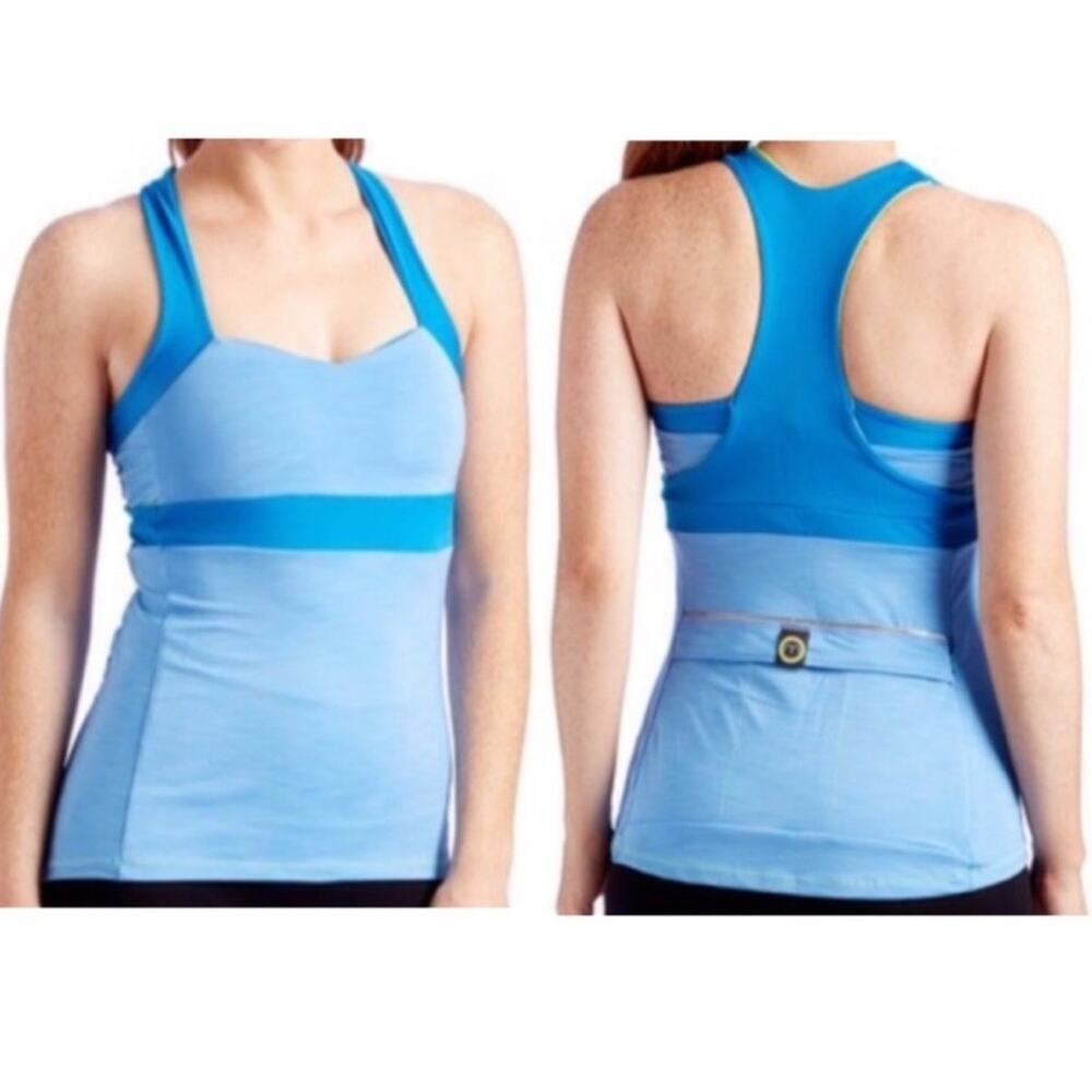 MOXIE Cycling Sweetheart Solid Azure Blue NWT in Medium